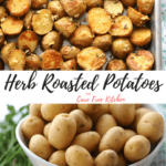 Herb Roasted Potatoes Golden and Crispy!