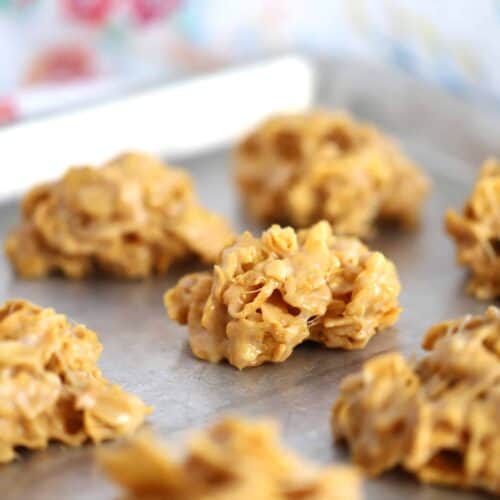 Peanut Butter Cornflake Cookie thecarefreekitchen.com