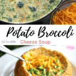 Potato Broccoli Cheese Soup-- A delicious and easy dinner the whole family will love thecarefreekitchen.com