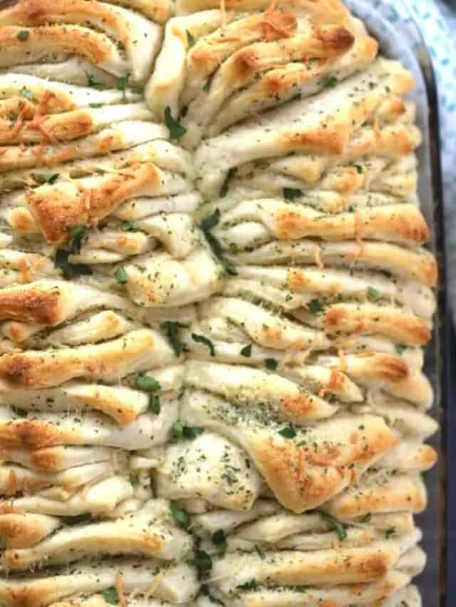 Pull Apart Garlic Bread Story