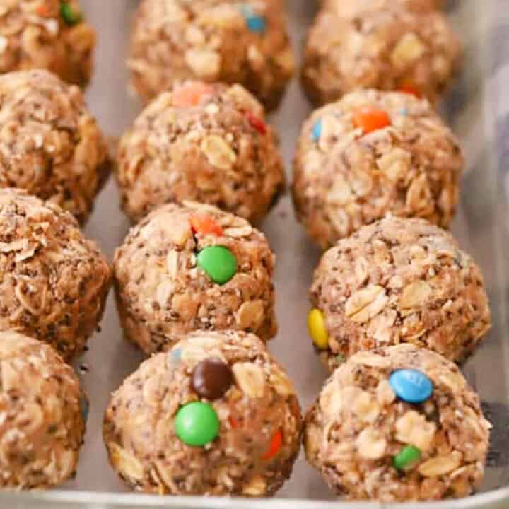Chia Oatmeal Energy Balls Recipe The Carefree Kitchen
