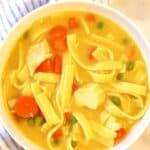 The entire family will love this quick and easy 30 minute chicken noodle soup recipe!