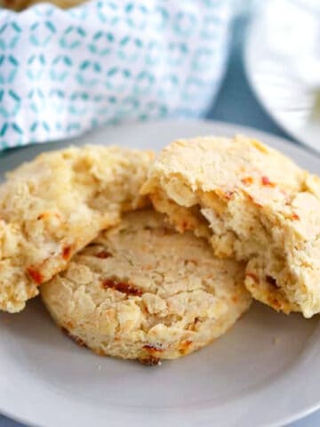 Parmesan and sun-dried tomato and biscuits are a tasty and flaky biscuit every one will love!