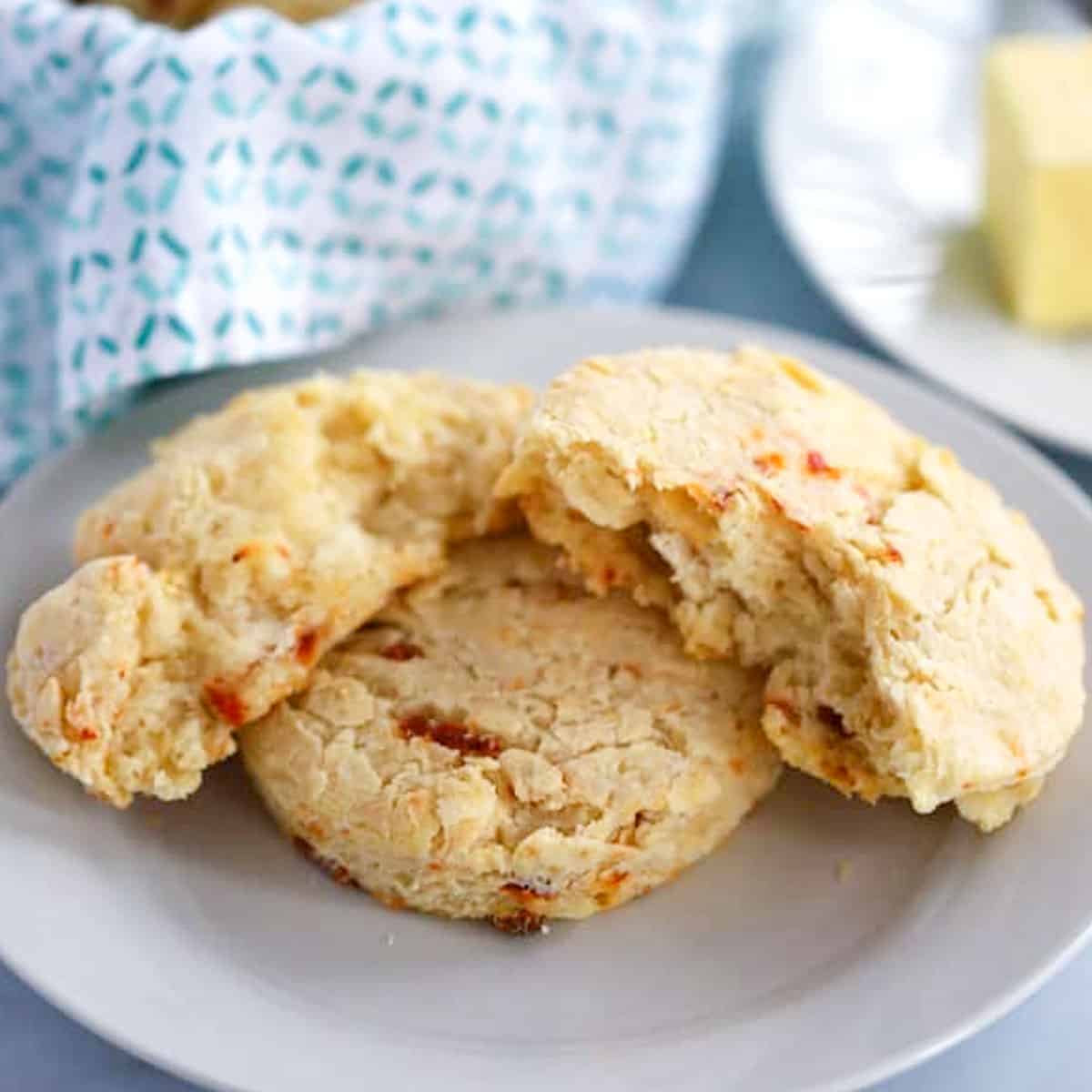 Parmesan and sun-dried tomato and biscuits are a tasty and flaky biscuit every one will love!