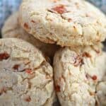 These delicious sun-dried tomato and parmesan biscuits are a tasty and flaky biscuit the whole family will love!