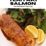 How to make cedar plank Grilled Teriyaki Salmon; entree recipe
