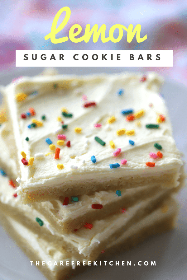 Easy Bar cookies with lemon frosting recipe