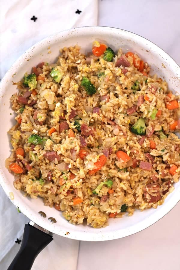 Ham Fried Rice Recipe - The Carefree Kitchen