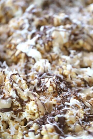 Caramel Coconut Popcorn - The Carefree Kitchen