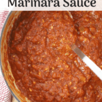 how to make homemade marinara sauce from scratch recipe