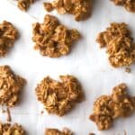 Nutella Cornflake Cookies on a sheet tray.