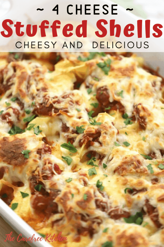 Cheese Stuffed Pasta Shells - The Carefree Kitchen