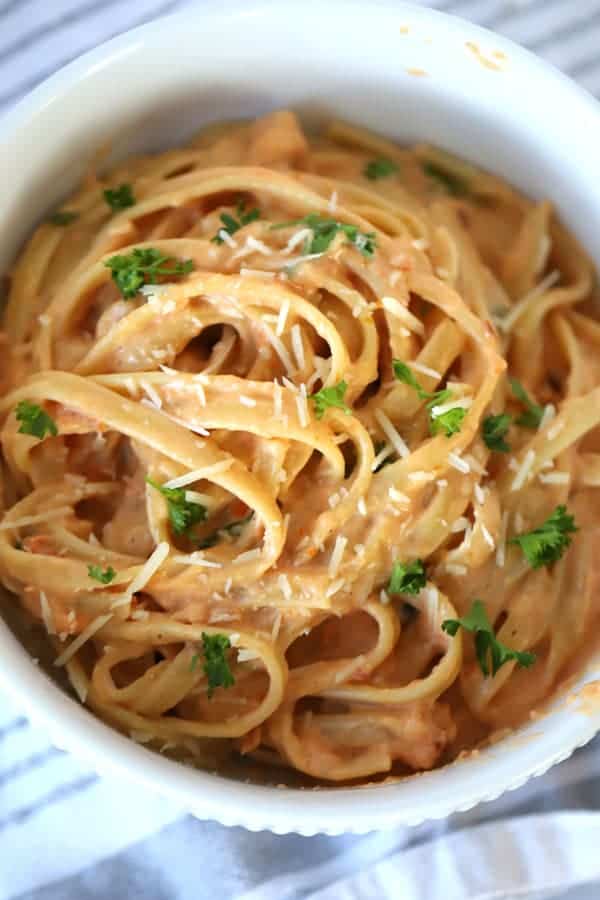 tomato alfredo sauce thecarefreekitchen