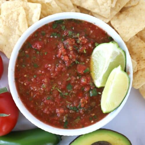 Easy Homemade Salsa - The Carefree Kitchen