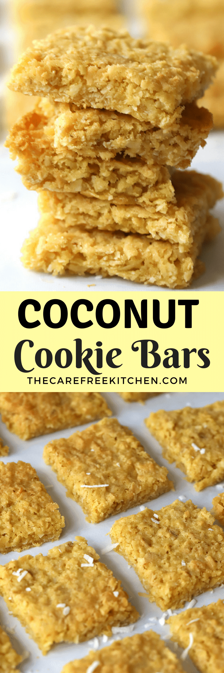 Coconut Cookie Bars Recipe The Carefree Kitchen   Capn Robby 1 