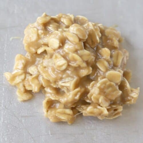 peanut butter no bake cookies are easy and oh, so good!
