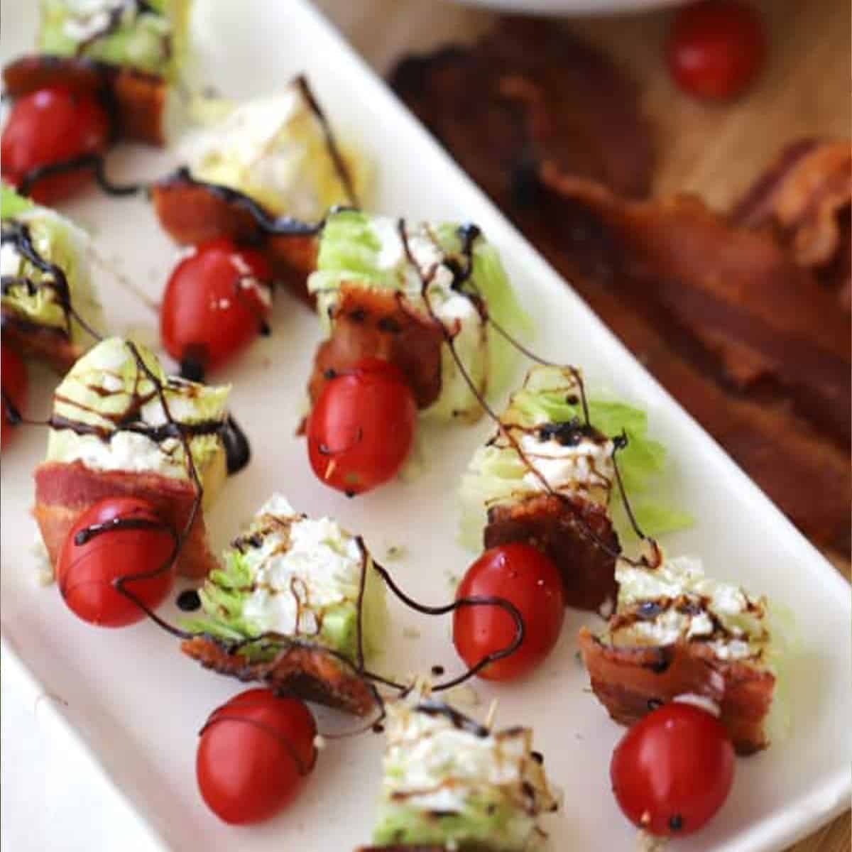 Wedge Salad Skewers - Recipes