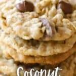 chocolate chip cookies with coconut