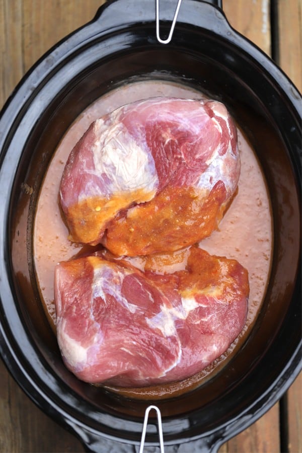 sweet Pork recipe made in a slow cooker