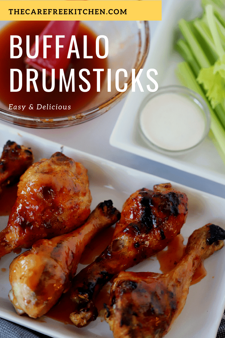 This easy grilled chicken recipe is a huge hit! If you love buffalo chicken, this will soon be a family favorite! Grilled Buffalo Chicken drumsticks easy and perfect for just about any time of the year.