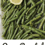 how to make green beans recipe in the oven