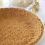 Gingersnap pie crust recipe, how to make a pie crust out of gingersnap cookies