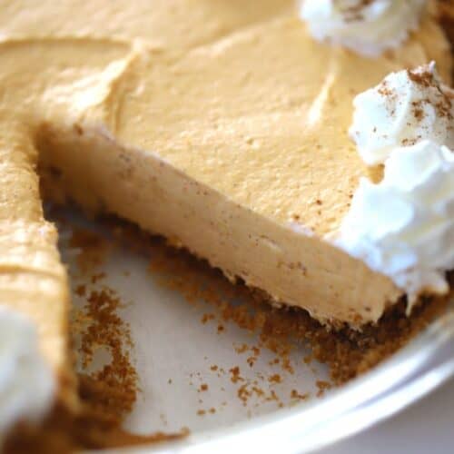 easy no bake pumpkin cheesecake