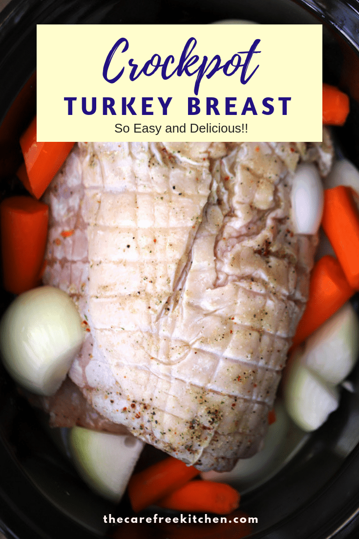 Crockpot Turkey Breast with 3 Citrus Marinade | The Carefree Kitchen