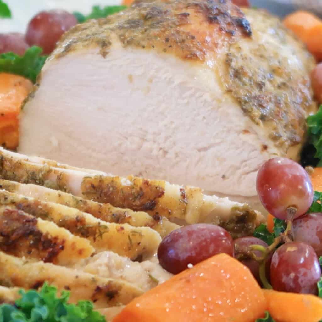 Herb Crusted Oven Roasted Turkey Breast The Carefree Kitchen
