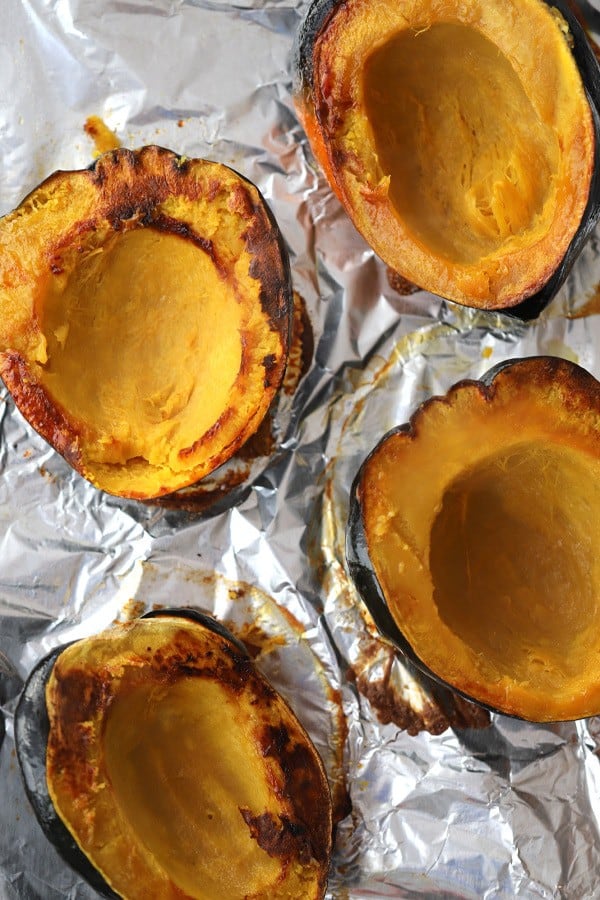 Oven roasted acorn squash recipe, how to bake acorn squash whole.