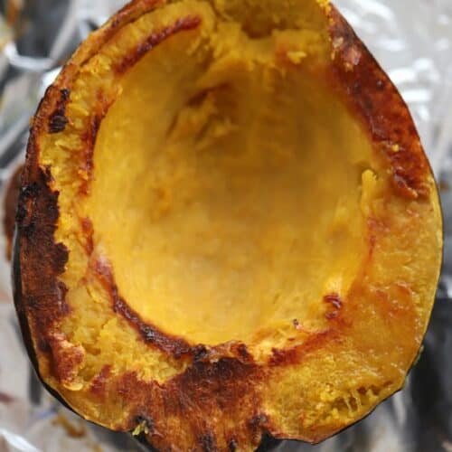 acorn squash, oven roasted