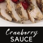 thanksgiving cranberry sauce recipe for desserts or to for turkey