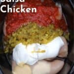 crockpot chicken and salsa