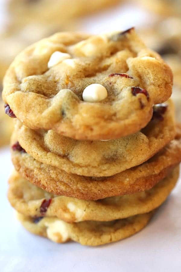 Cranberry Orange Cookies - The Carefree Kitchen