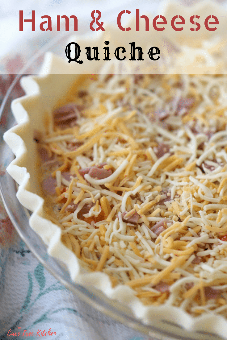 ham and cheese egg quiche