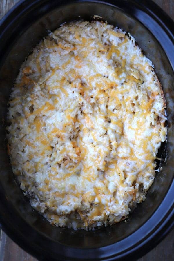 Slow cooker cheesy potatoes