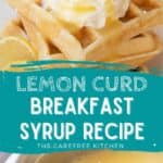 syrup lemons recipe, how to make homemade lemon syrup for breakfast.