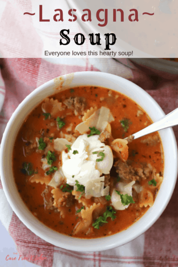 Easy Lasagna Soup Recipe-30 Minute Meal {Video} | The Carefree Kitchen