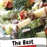 Broccoli salad with bacon, summer salad recipe