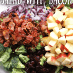 broccoli salad recipe with bacon and apples and raisins