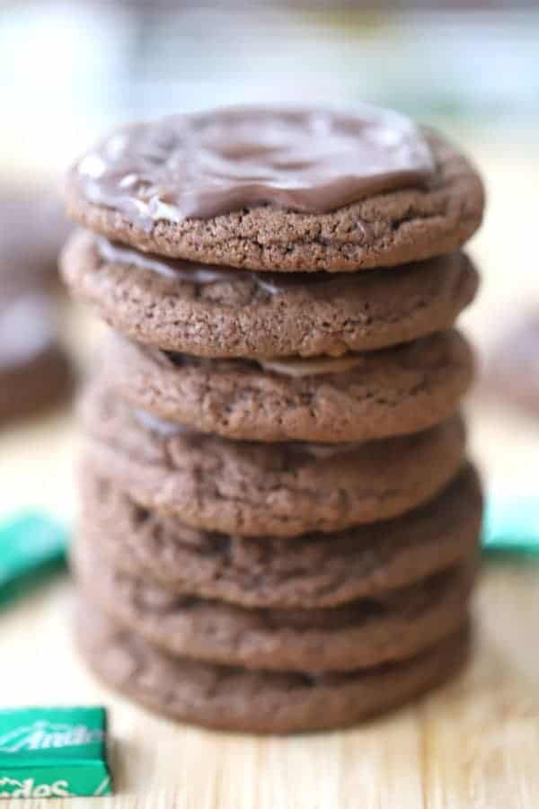 andes mint chocolate chip cookies, how to make the best mint chocolate cookies recipe. 
