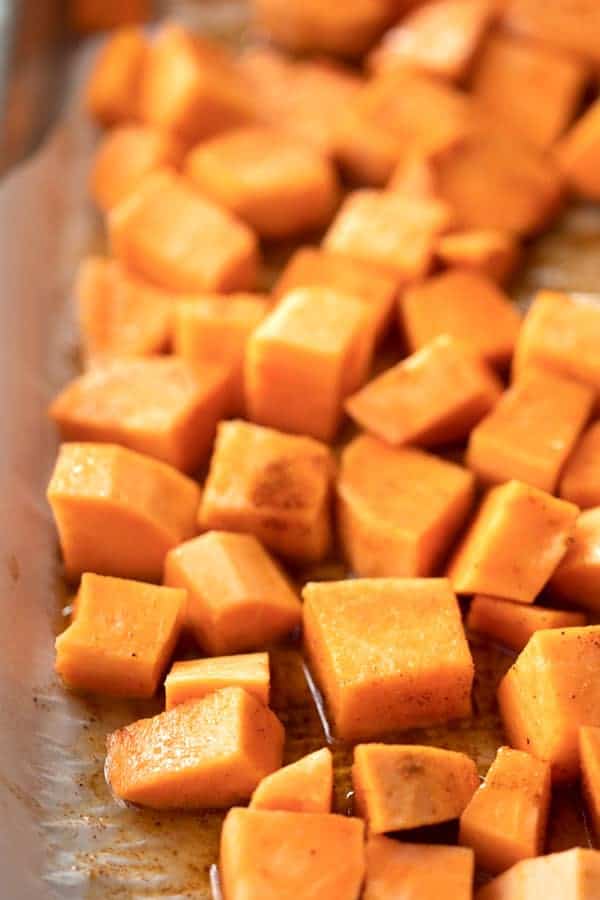 Chili Spiced Sweet Potato Chunks The Carefree Kitchen 2971