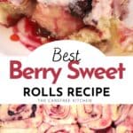 berry sweet rolls recipe