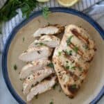 healthy garlic rosemary chicken