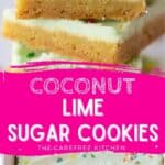 lime coconut cookies