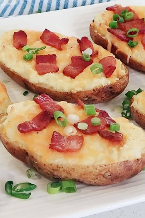 3 Cheese Twice Baked Potatoes Video The Carefree Kitchen