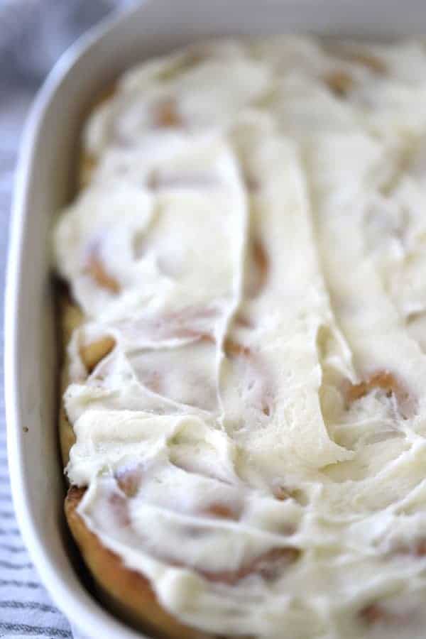 cinnamon rolls made with einkorn flour