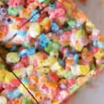 cut up fruity pebbles rice crispy