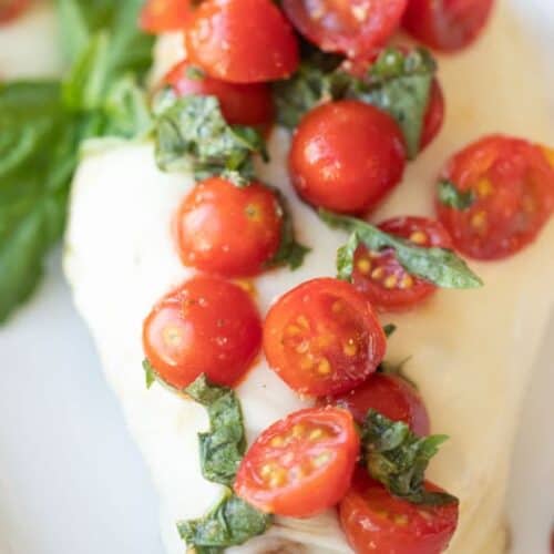 Easy and healthy caprese grilled chicken recipe