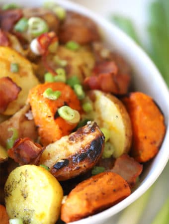 grilled potato salad with bacon